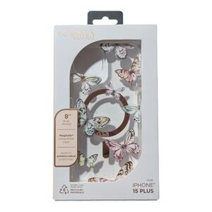 B3. Karma By Body MagSafe Case Glove For Apple iPhone 15 Plus -‎ ButterFly Clear